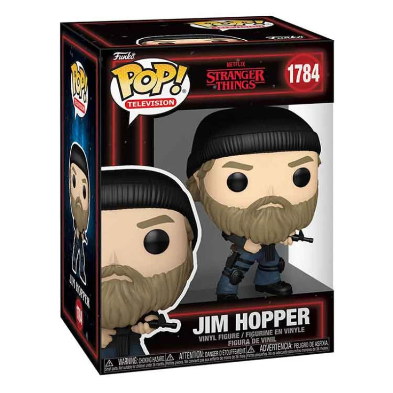Image of AJ Toys & Books Funko Stranger Things POP! Television Vinyl Figures Jim Hopper