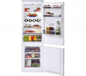 Image of Hoover HBBS100 250L Frost Free Integrated Fridge Freezer