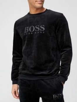 Image of Hugo Boss Velour Sweatshirt Black Size L Men
