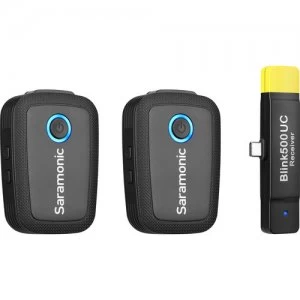 Image of Saramonic Blink 500 B6 2-Person Digital Wireless Omni Lavalier Microphone System for USB Type-C Devices