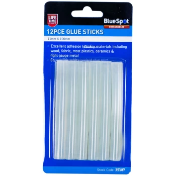 Image of 35187 12 Piece 11mm Glue Sticks - Bluespot