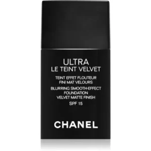 Image of Chanel Ultra Le Teint Velvet Long-Lasting Foundation SPF 15 Shade Beige Rose 12 30ml