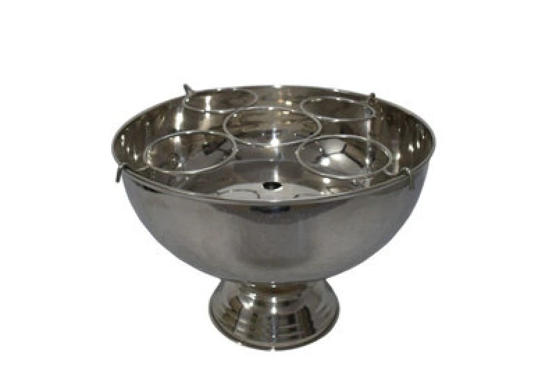 Image of Minster Champagne Bucket - L37 X W37 X H30 Cm - Nickel Finish