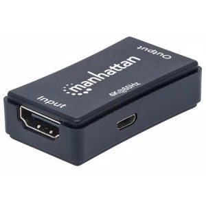 Image of Manhattan 4K HDMI Repeater Active Distances up to 40m Black Blister