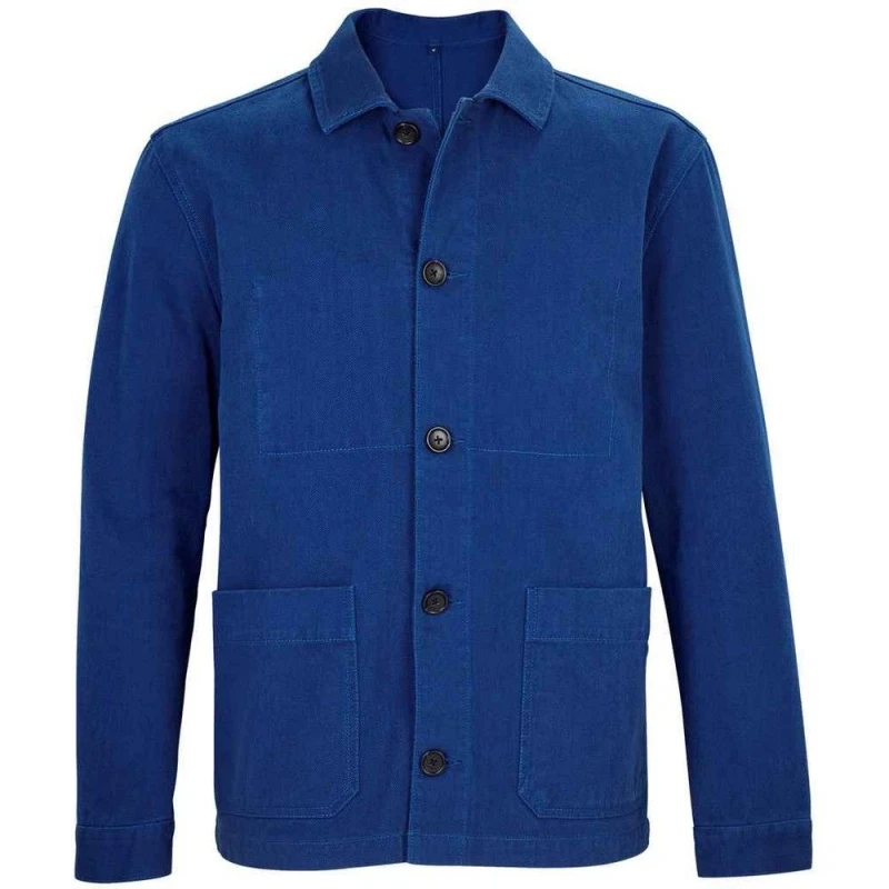 Image of NEOBLU Mens Mael Utility Jacket in Blue Size: XS Blue Male XS