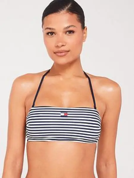 Image of Tommy Jeans Heritage Bandeau Bikini Top - Multi