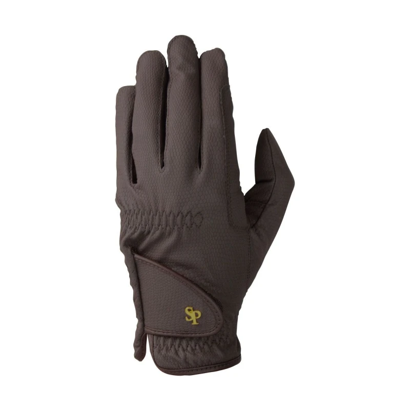Image of Supreme Products Womens Pro Performance Riding Gloves in Brown Size: 6 Brown Female 6