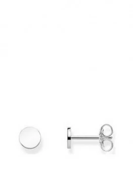 Image of Thomas Sabo Sterling Silver Circle Stud Earrings, One Colour, Women