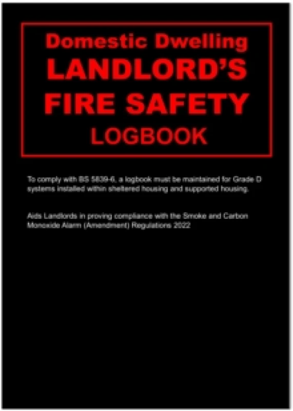 Image of Landlords Domestic Dwelling Fire Safety Logbook Paperback / softback