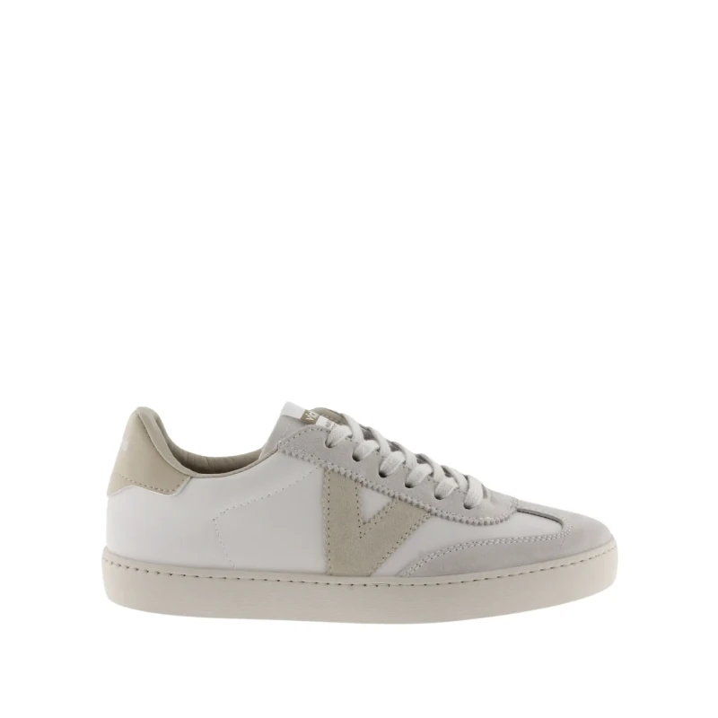 Image of Victoria Womens leather and crust leather effect Trainers Victoria Berlin Ciclista Blanc Female 38