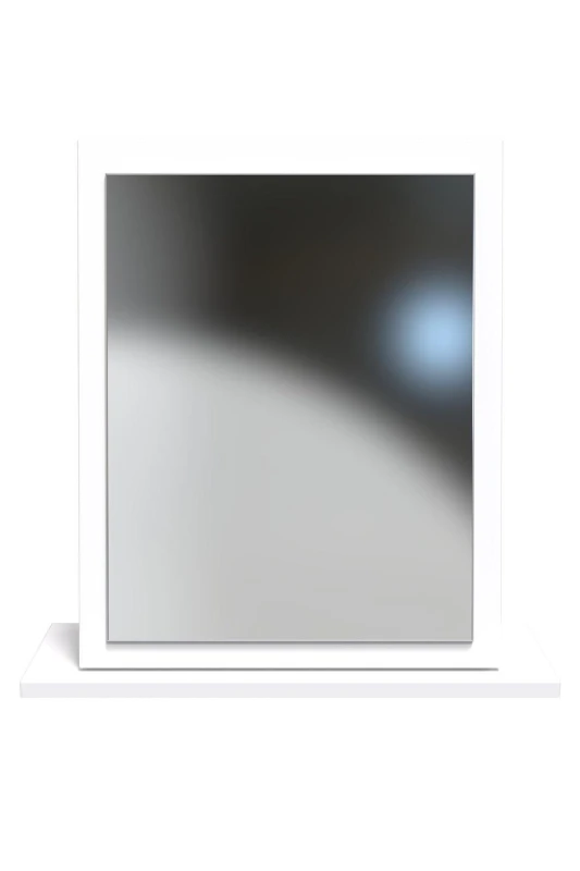 Image of Ready Assembled 2 U Dover Mirror (Ready Assembled) White