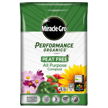 Image of Miracle-Gro Performance Organics Peat Free All Purpose Compost - 40L