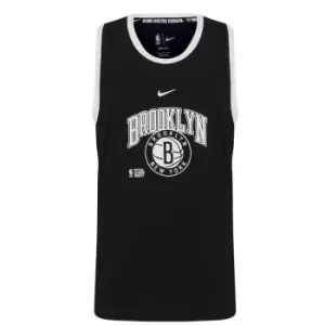 Image of Nike Nets Courtside Mens Nike DNA NBA Tank - Black