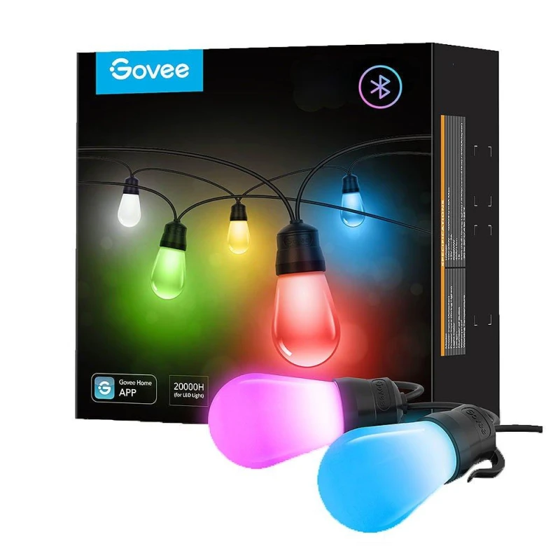 Image of GOVEE Govee RGBW Outdoor String Lights (15m) - Multi Multi One Size