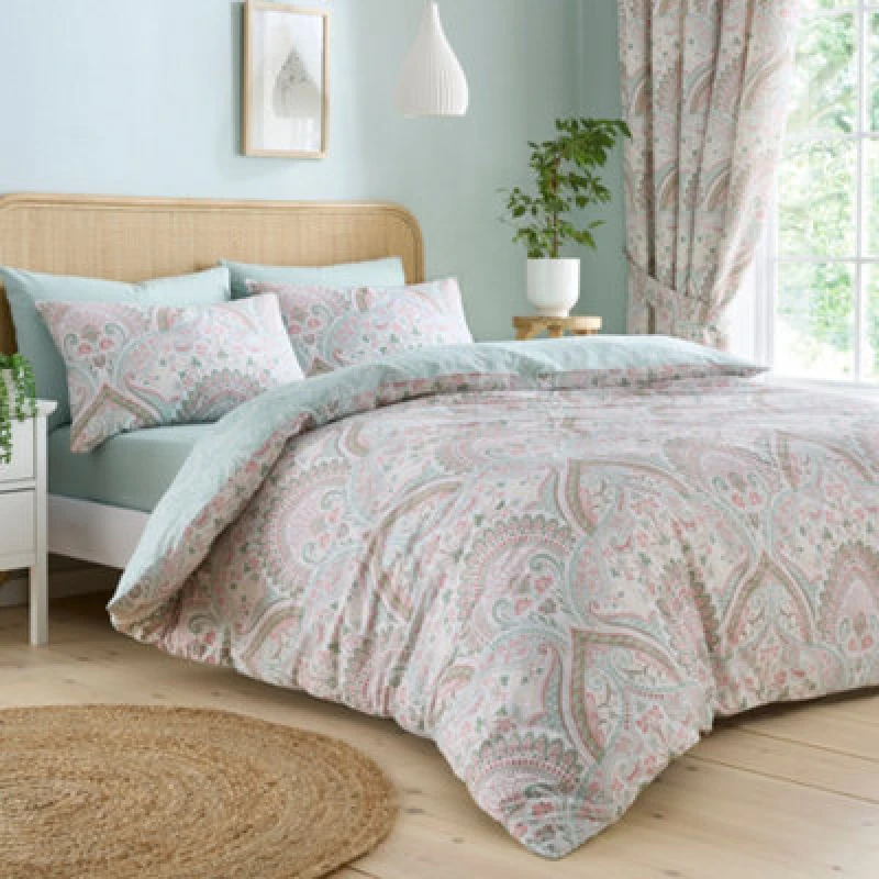 Image of Dreams & Drapes Palais Duvet Cover Bedding Set Green