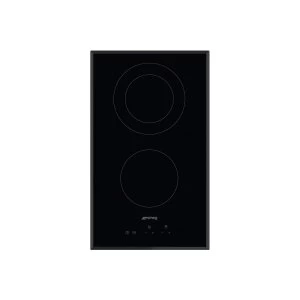 Image of SMEG SE332EB 2 Zone Ceramic Hob