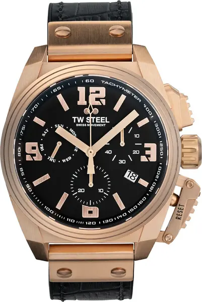 Image of TW Steel Watch Swiss Canteen - Black TW-706