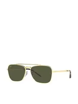 Image of Ray-Ban New Caravan Rectangle Sunglasses