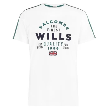 Image of Jack Wills Folkestone Logo T-Shirt - White