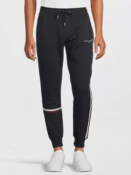 Image of Tommy Hilfiger New Global Stripe Joggers - Navy, Size L, Men
