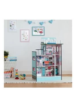 Image of Teamson Kids Olivia'S Little World - Dreamland Barcelona 3.5" Doll House - White / Pink