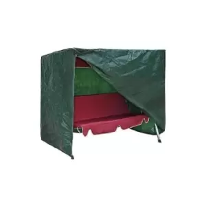 Image of Hammock Outdoor Furniture Cover, Large Heavy Duty Green Weatherproof Covers UV Protected Secure Drawstring