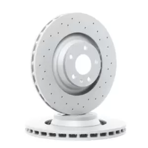 Image of ZIMMERMANN Brake disc 100.3319.52 Brake rotor,Brake discs AUDI,A6 Avant (4F5, C6),A6 Limousine (4F2, C6),A6 Allroad (4FH, C6)