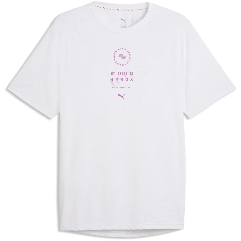 Image of Puma Mens Puma Hyrox DryElite Training T-Shirt White male L