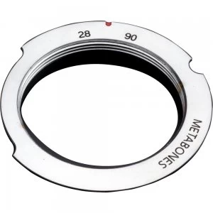 Image of Metabones L39-M-28_90 LensLeica MMetabones L39 28-90mm Lens to Leica M Camera 6-Bit Lens Mount Adapter - L39-M-28_90 - Black
