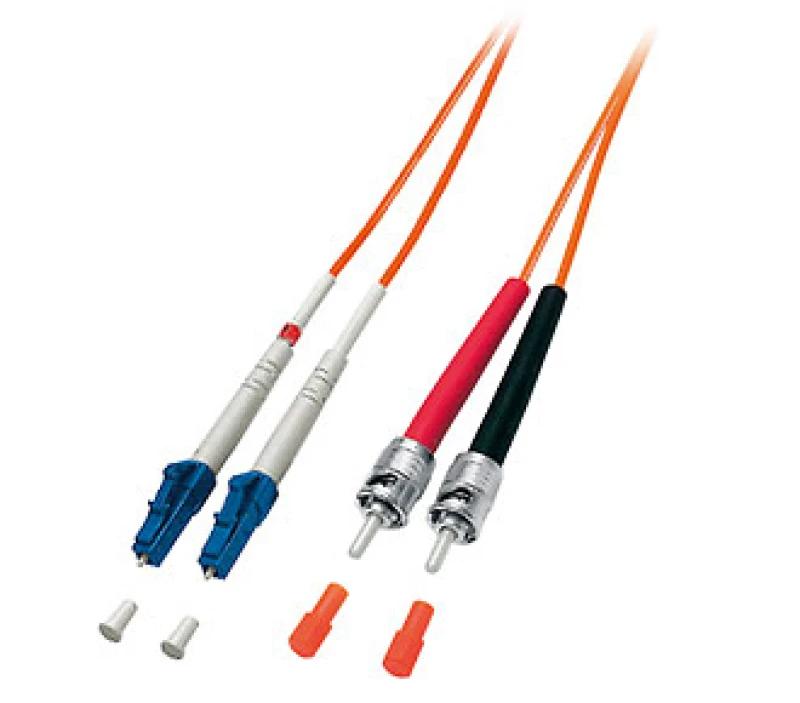 Image of Equip LC/ST 50/125μm 10m InfiniBand/fibre optic cable Orange