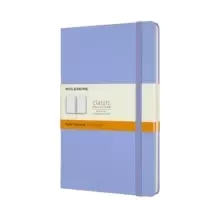 Image of Moleskine Large Ruled Hardcover Notebook : Hydrangea Blue