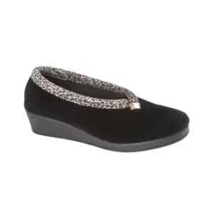 Image of Sleepers Womens/Ladies Dawn Slippers (4 UK) (Black)