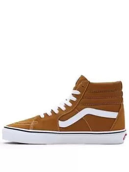 Image of Vans Sk8-Hi Trainers - Brown, Size 7, Men