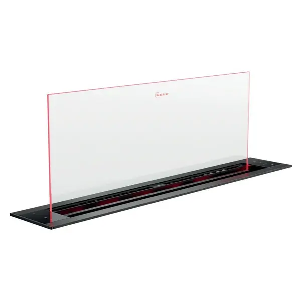 Image of Neff N90 90cm Clear Glass Downdraft Hood - Black I98WMM1S7B