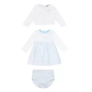 Image of Elle Elle Dress Cardi Set Bb99 - White