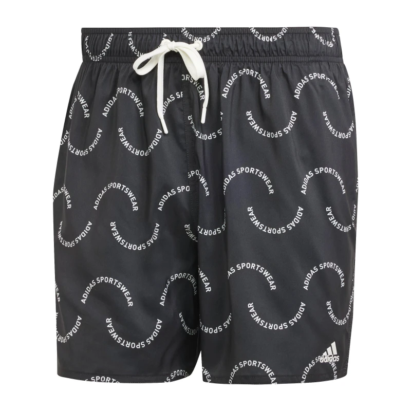 Image of adidas Wave Logo CLX Swim Shorts - Black S