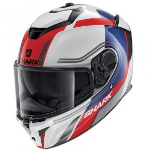 Image of Shark Spartan GT Tracker White / Blue / Black - L