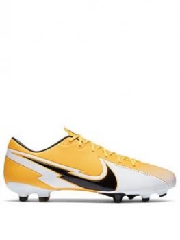 Image of Nike Mens Mercurial Vapor 13 Academy Firm Ground Football Boot, Orange/White, Size 8, Men