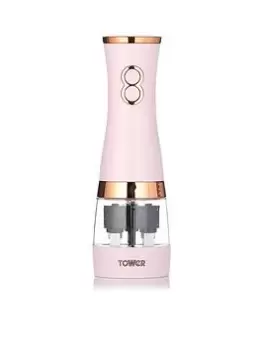 Image of Tower Cavaletto Duo Electric Salt & Pepper Mill - Pink