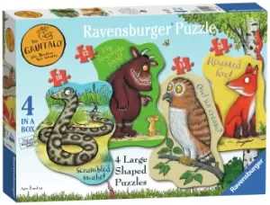 Image of Ravensburger Gruffalo Large 4 Shaped Jigsaw Puzzle