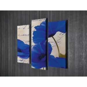 Image of UC74 Multicolor Decorative Canvas Painting (3 Pieces)