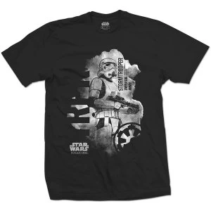 Image of Star Wars - Rogue One Stormtrooper Unisex Medium T-Shirt - Black