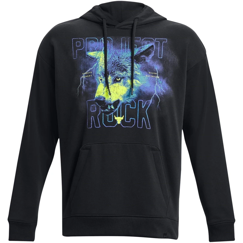 Image of Under Armour Mens Rock Terry Hoodie Black male M