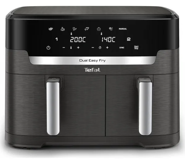Image of Tefal EasyFry EY942HG0 11L Dual Drawer Air Fryer