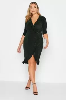 Image of Glitter Ruffle Dress