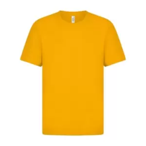 Image of Casual Classic Mens Ringspun Tee (M) (Yellow)