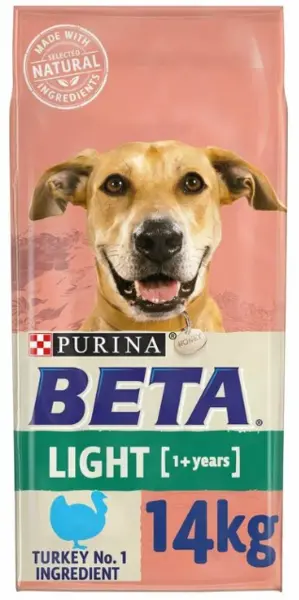 Image of Purina Beta Adult Light Turkey Dog Food 14kg
