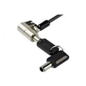 Image of StarTech.com 2m (6.6 ft.) Keyed Cable Lock For Laptops - K-Slot, Nano, Wedge Lock Slot