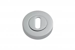 Image of Wickes Keyhole Escutcheon - Chrome