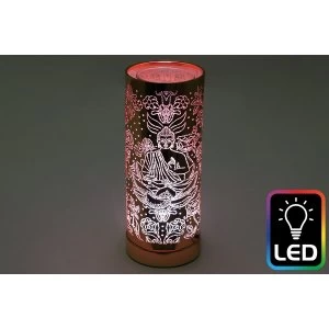 Image of Buddha LED Rose Gold Oil Burner (UK Plug)